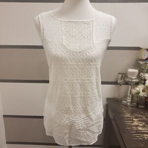 Lee Lace Tank Top Sz L